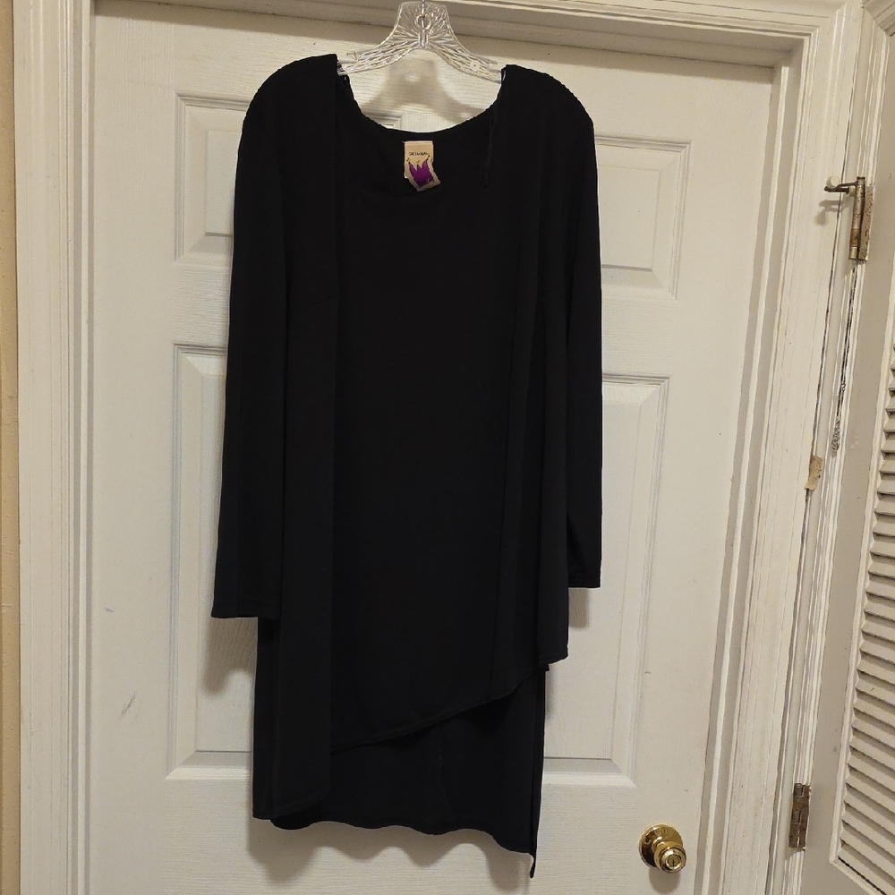 ❣️Authentic Original Vintage Style Black Long Sleeve Dress